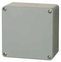 fibox P 161609 Universal-Gehäuse 160 x 160 x 90 Polyester Silber-Grau (RAL 7001) 1St.