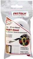 Fastech 671-330-Bag Klittenband om op te naaien Haak- en lusdeel (l x b) 1000 mm x 25 mm Zwart 1 m