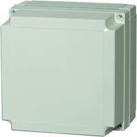 fibox PCM 125/60G Wand-Gehäuse, Installations-Gehäuse 130 x 130 x 60 Polycarbonat Lichtgrau (RAL 7
