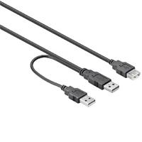 Ak 670X2-1 - usb 2.0 Kabel, 2x a Stecker auf a Buchse (93353) - Goobay