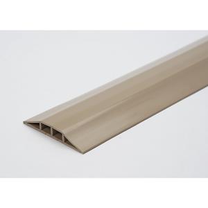 Kabelbrücke aus Kunststoff für Kabel und Schläuche bis Ø 10 mm beige, 2 Kammern, Länge 3 m