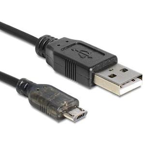 Delock USB micro naar USB 2.0 met LED