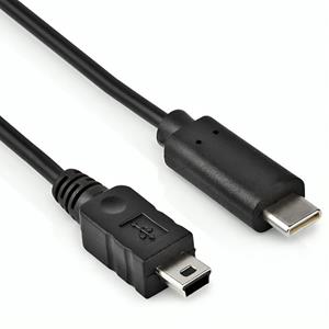 Goobay USB C naar USB Mini B kabel 0,5 meter - USB 2.0