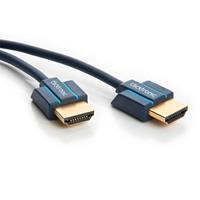 Clicktronic HDMI kabel slimline - 2 meter - Blauw - 
