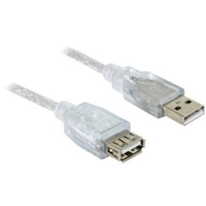 Delock USB 2.0 Typ-A m. > USB 2.0 Typ-A w. 1,8m