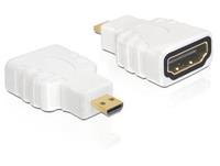 Delock Adapter High Speed HDMI - micro D Stecker > A Buchse