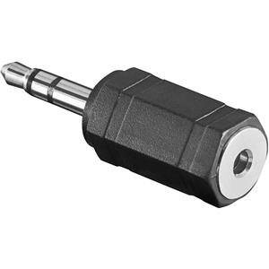 Valueline 2,5mm jack socket naar 3,5mm jack verloopplug