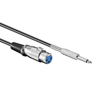 Valueline Microfoonkabel (XLR naar Jack) 6 meter