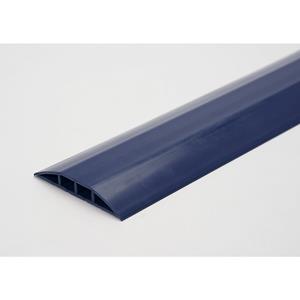 Kabelbrug van kunststof, voor kabels en slangen tot Ø 7,5 mm, blauw, 2 kamers, lengte 1,5 m