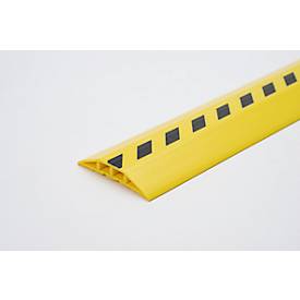 EHA Kabelbrug type 3, signaal geel/zwart, L 1,5 m x B 100 mm x H 17 mm