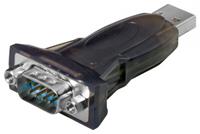 USB Seriell RS 232 Konverter / Adapter<br>USB A Stecker > 9 poliger