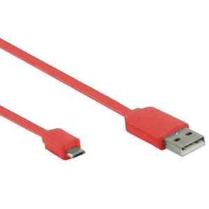 Valueline USB 2.0 adapterkabel A Male - Micro B Male 1,00 m rood