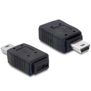 Delock Micro USB A/B - Mini USB Verloopstekker - 