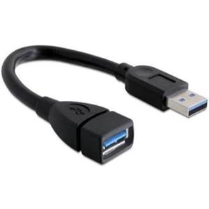 Delock Extension cable USB 3.0 A-A 15 cm