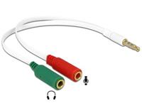Delock Jack splitter kabel - Microfoon en audio - 