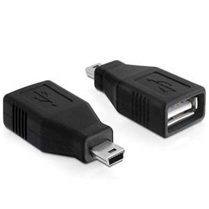 Delock Adapter USB 2.0-A Buchse > USB-mini Stecker - 