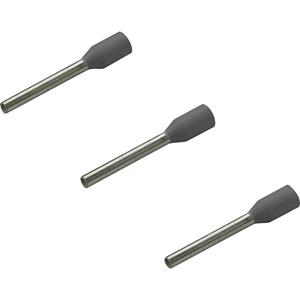 rittal Aderendhülse 1 x 0.75mm² x 12mm Teilisoliert Grau 1000St.