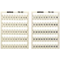 Wago 209-504 - Label for terminal block 5mm white 209-504