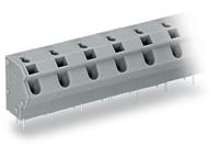Wago Federkraftklemmblock 1.50mm² Polzahl 6 Grau 80St.