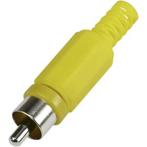 trucomponents Cinch-Steckverbinder Stecker, gerade Polzahl: 2 Gelb