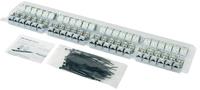 Telegärtner RJ Buchse  AMJ-K Modul Cat.6A T568B RJ45 Kupplungsgehäuse Zink-Grau 1St.