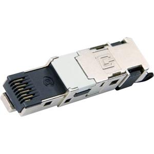 Telegärtner STX RJ45-Stecker T568B CAT6 Stecker, gerade Zink-Grau 1St.