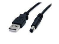 StarTech.com USB naar 5,5 mm voedingskabel type M connector 2 m