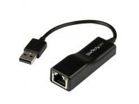 StarTech.com USB 2.0 RJ45 Fast Ethernet Adapter - Lan Nic USB Netzwerkadapter - USB 2.0 10/100 Mbit Adapter in Schwarz - Netzwerkadapter - USB 2.0 - 10/100 Ethernet