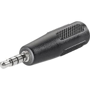 bklelectronic BKL Electronic 1102058 Jackplug-adapter Jackplug male 3,5 mm - Jackplug female 2,5 mm Stereo Aantal polen: 4 Inhoud: 1 stuk(s)