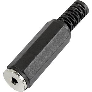 Jackplug 2.5 mm Bus, recht TRU Components Mono Aantal polen: 2