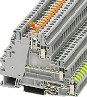 phoenixcontact UT 4-PE/L/MT Dreistock-Schutzleiterklemme Polzahl: 5 0.14mm² 6mm² Grau 50S