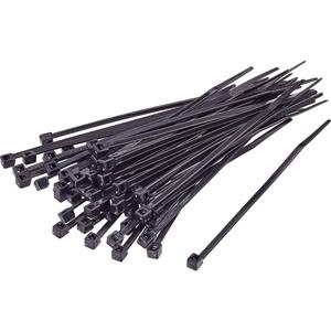 trucomponents TC-CVR150LBK203 Kabelbinder 150mm 7.60mm Schwarz UV-stabilisiert 100St.