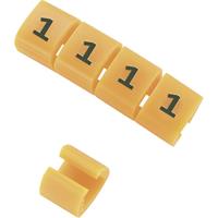 Trucomponents TRU COMPONENTS 1593429 TC-MB2/7203 Markeerclip Opdruk 7 Buitendiameter 4 tot 5.10 mm