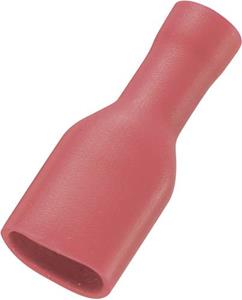Trucomponents TRU COMPONENTS FDFD1.25-187(8) Vlakstekker Insteekbreedte: 4.8 mm Insteekdikte: 0.8 mm 180 Â° Volledig geÃ¯soleerd Rood 50 stuks