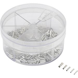 Trucomponents TRU COMPONENTS 739773 Adereindhuls assortiment 0.5 mm ² 2.5 mm ² Metaal 500 stuks