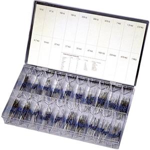 TRU Components Metaalfilmweerstand assortiment Axiaal bedraad 0.25 W 390 stuks