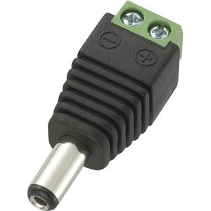 Trucomponents TRU COMPONENTS DC14-M Laagspannings-connector Stekker, recht 5.5 mm 2.1 mm 1 stuks