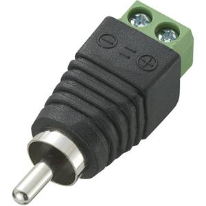 Trucomponents Cinch-connector Stekker, recht TRU COMPONENTS LT-RAC-DC Aantal polen: 2
