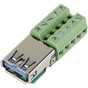 trucomponents Einbaubuchse USB 3.0 Buchse, Einbau horizontal USB-AFT-2 Einbaubuchse USB 3.0 Inhalt: