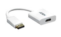 ATEN VC985-AT DisplayPort / HDMI Adapter [1x DisplayPort Stecker - 1x HDMI-Buchse] Weiß 10.00cm