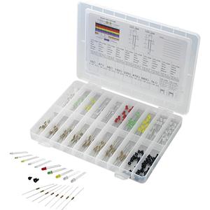 Trucomponents TRU COMPONENTS LED-assortiment Rood, Groen, Geel, Blauw, Wit Rond 3 mm, 5 mm 1 set