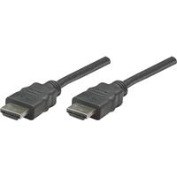 manhattan HDMI Anschlusskabel [1x HDMI-Stecker - 1x HDMI-Stecker] 7.50m Schwarz