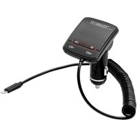 Technaxx FMT700 FM Transmitter mit Ladefunktion für iPhone, Kugelgelenk W942371