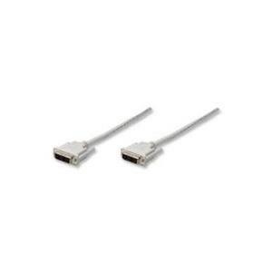 digitus DVI Anschlusskabel [1x DVI-Stecker 18+1pol. - 1x DVI-Stecker 18+1pol.] 5.00m Schwarz