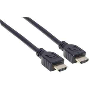 manhattan HDMI Anschlusskabel [1x HDMI-Stecker - 1x HDMI-Stecker] 7.50m Schwarz