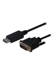 digitus DisplayPort / DVI Anschlusskabel [1x DisplayPort Stecker - 1x DVI-Stecker 24+1pol.] 1.00m Sc