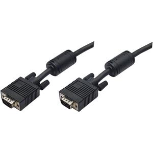 manhattan VGA Anschlusskabel [1x VGA-Stecker - 1x VGA-Stecker] 3.00m Schwarz