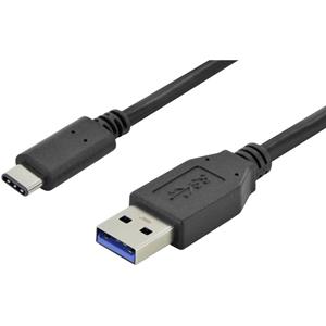 Digitus USB 3.1 aansluitkabel C-A M/M Zwart