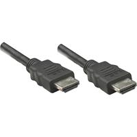 Kabel HDMI Manhattan 323192 [1x HDMI-stekker - 1x HDMI-stekker] 1 m Zwart