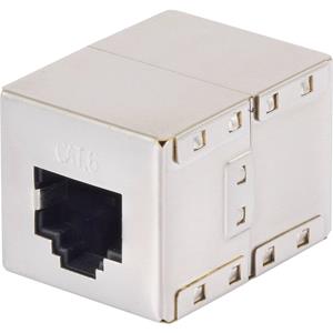 renkforce RJ45 Netzwerk Adapter CAT 6 [1x RJ45-Buchse - 1x RJ45-Buchse] 0.00m Metall